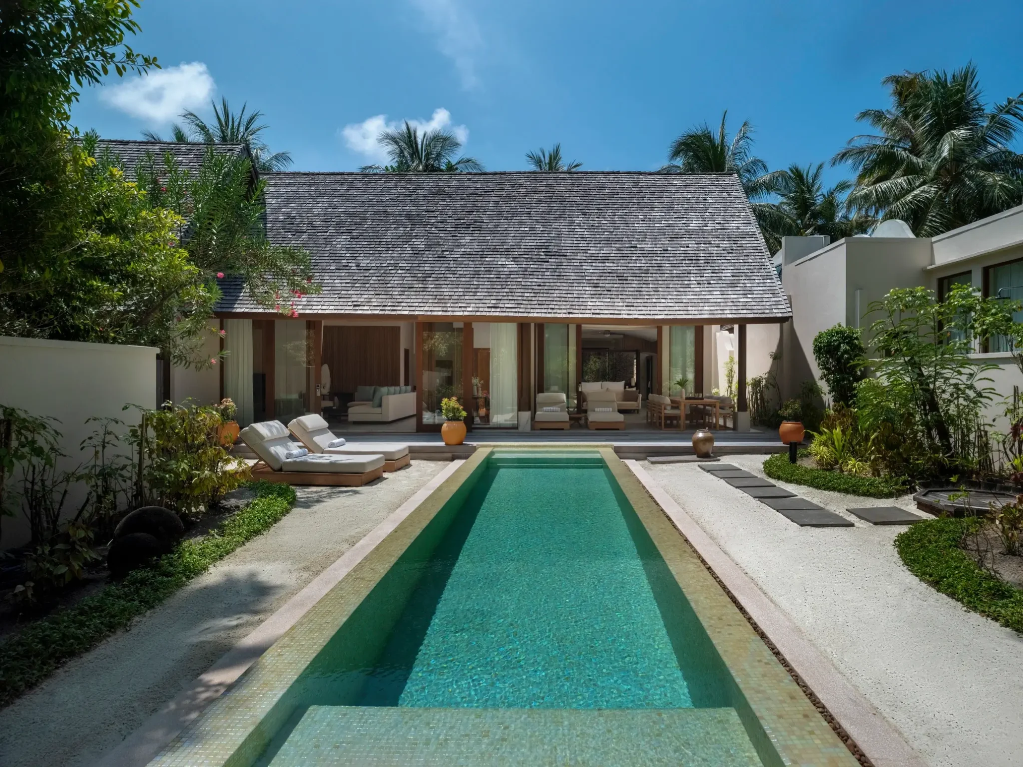 Three Bedroom Beach Suite aerial