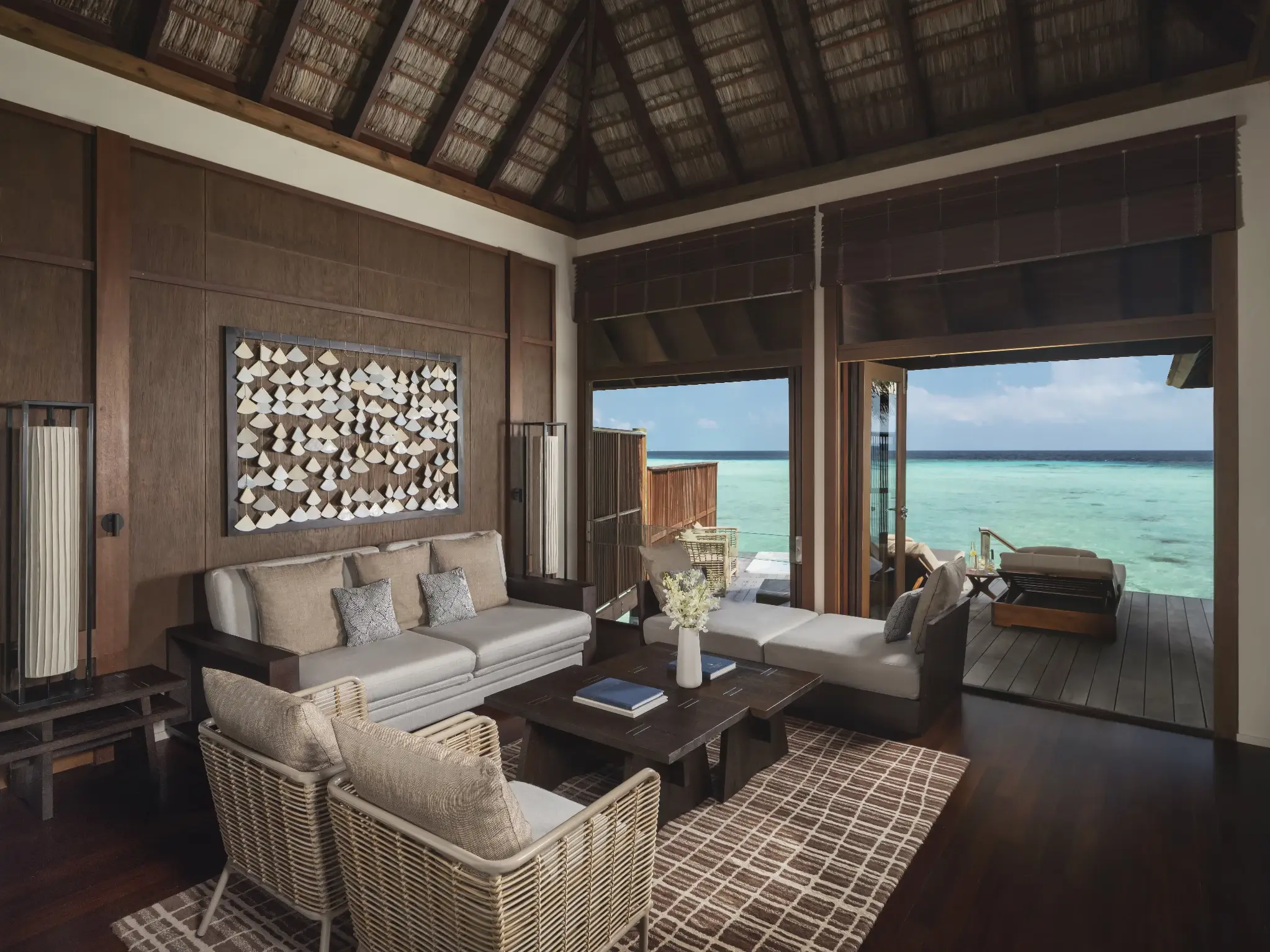 Grand Water Villa living room
