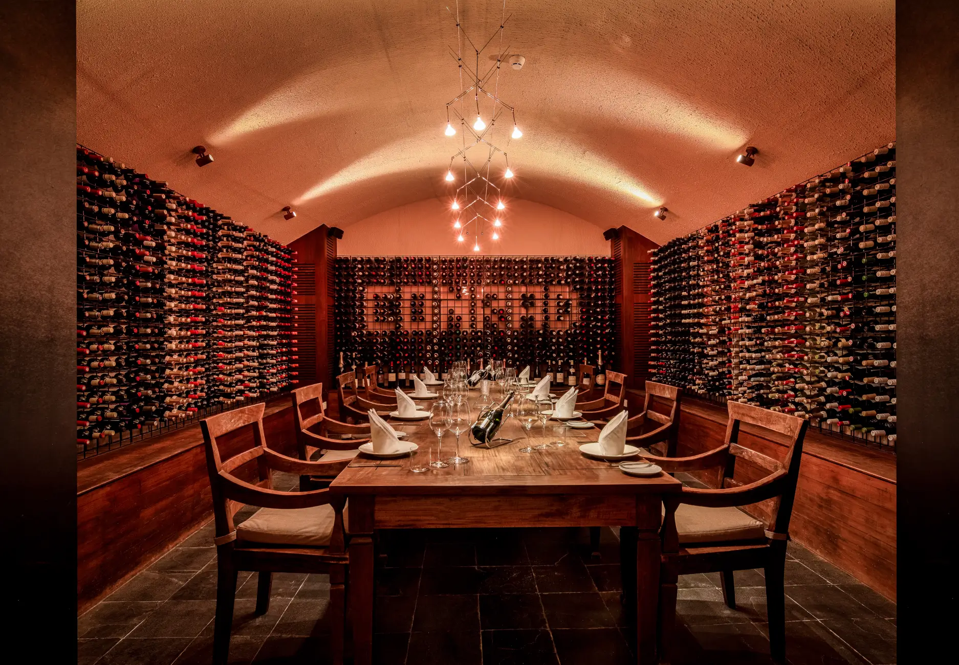 The Wine Cellar underground at Conrad Maldives